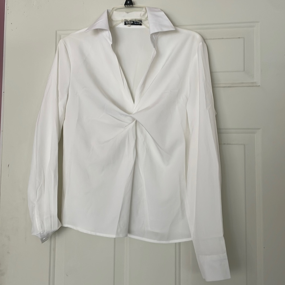 White collared shirt